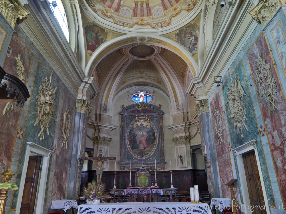 Occhieppo Superiore (Biella) - Chiesa di Santo Stefano: presbiterio